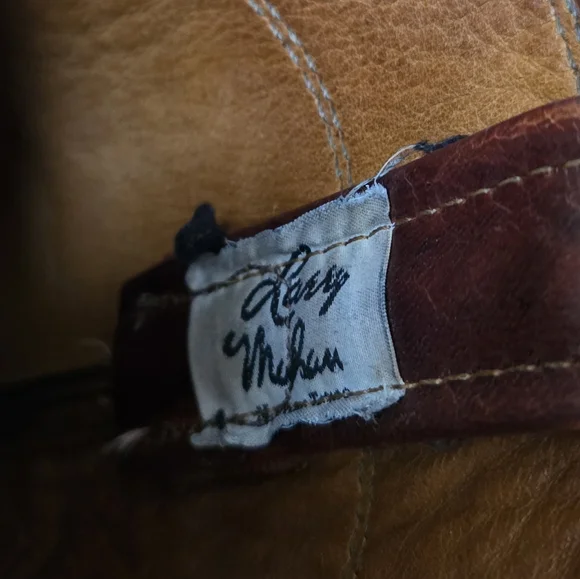 Larry Mahan Caiman Leather Boots, 8.5 D - Picture 7 of 14